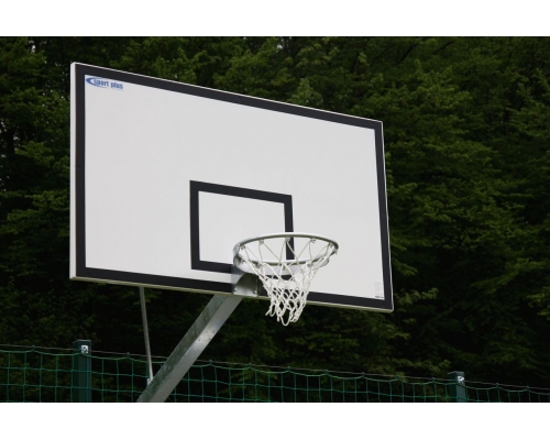 Tablica do koszykówki 105x180 cm, profesjonalna, epoksydowa, na ramie cynkowanej ogniowo